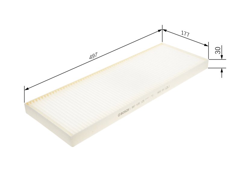 Filtru aer habitaclu BOSCH 1 987 435 125