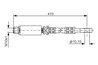 FURTUN FRANA BOSCH 1 987 476 805 - Compatibil cu CHEVROLET, HOLDEN, OPEL, VAUXHALL
