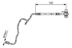 FURTUN FRANA BOSCH 1 987 481 536 - Compatibil cu SEAT, SKODA, VW