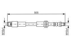 FURTUN FRANA BOSCH 1 987 481 675 - Compatibil cu MERCEDES-BENZ