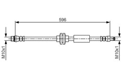 FURTUN FRANA BOSCH 1 987 481 708 - Compatibil cu OPEL, VAUXHALL