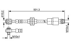 FURTUN FRANA BOSCH 1 987 481 937 - Compatibil cu CHEVROLET, OPEL, VAUXHALL