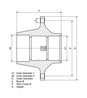 Butuc roata DT Spare Parts 1.17314
