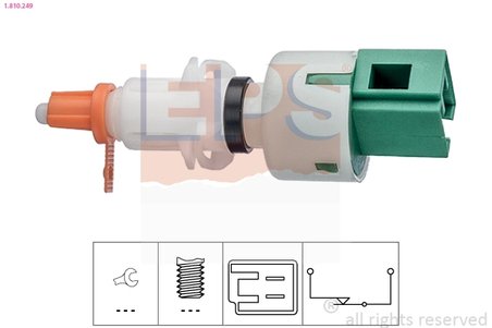 COMUTATOR ACTIONARE AMBREIAJ (TEMPOMAT) EPS 1.810.249 - Compatibil cu CITROEN, FIAT, PEUGEOT