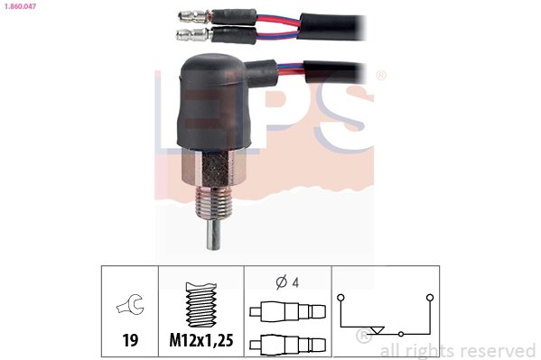 COMUTATOR LAMPA MARSALIER EPS 1.860.047 - Compatibil cu HYUNDAI, MITSUBISHI