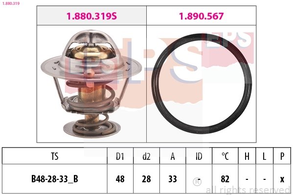 Termostat lichid racire EPS 1.880.319
