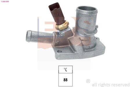 TERMOSTAT LICHID RACIRE EPS 1.880.699 - Compatibil cu CHRYSLER, FIAT, FORD, LANCIA