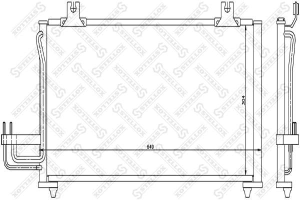 Radiator climatizare Stellox 10-45626-SX