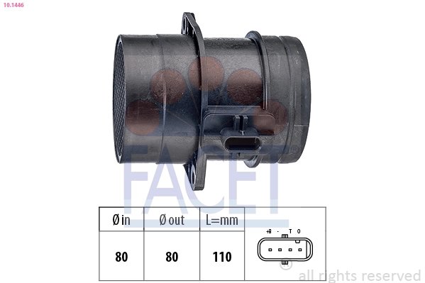 Senzor debitmetru aer FACET 10.1446