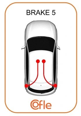 CABLU FRANA DE MANA COFLE 10.4138 - Compatibil cu BMW