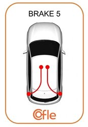 CABLU FRANA DE MANA COFLE 10.6036 - Compatibil cu PEUGEOT