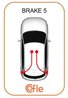 CABLU FRANA DE MANA COFLE 10.7141 - Compatibil cu AUDI, SEAT, VW