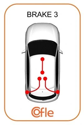 CABLU FRANA DE MANA COFLE 10.8227 - Compatibil cu VOLVO