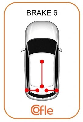 CABLU FRANA DE MANA COFLE 10.9515 - Compatibil cu MERCEDES-BENZ