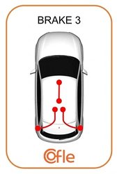 CABLU FRANA DE MANA COFLE 10.9890 - Compatibil cu MERCEDES-BENZ, VW