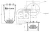 BURDUF SUSPENSIE PNEUMATICA FEBI BILSTEIN 102808 - Compatibil cu IVECO