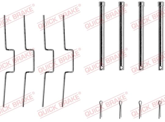 Set accesorii placute frana QUICK BRAKE 109-1176