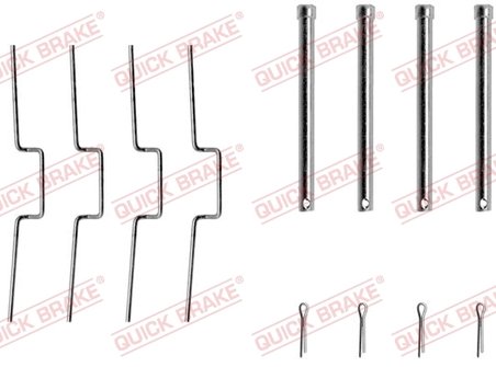 Set accesorii placute frana QUICK BRAKE 109-1176