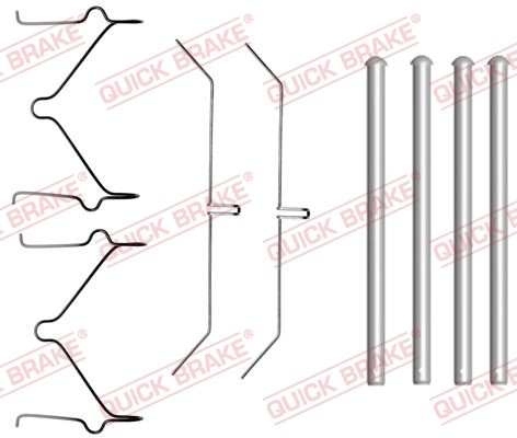 Set accesorii placute frana QUICK BRAKE 109-1701