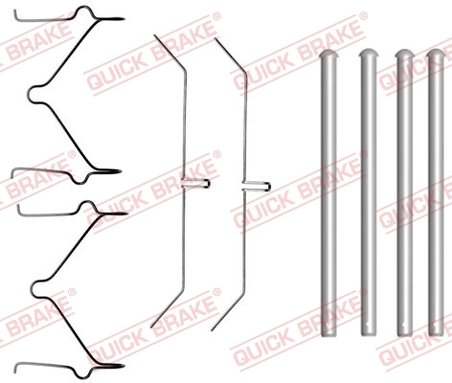 Set accesorii placute frana QUICK BRAKE 109-1701