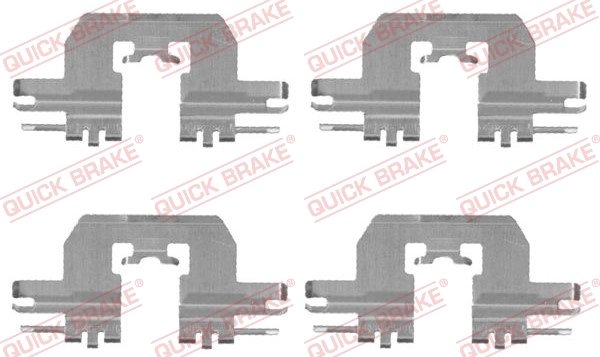 Set accesorii placute frana QUICK BRAKE 109-1724