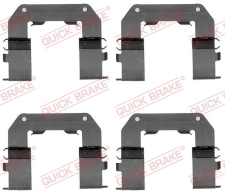 Set accesorii placute frana QUICK BRAKE 109-1767