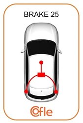 CABLU FRANA DE MANA COFLE 11.5839 - Compatibil cu OPEL