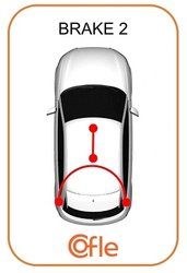 CABLU FRANA DE MANA COFLE 11.5858 - Compatibil cu OPEL