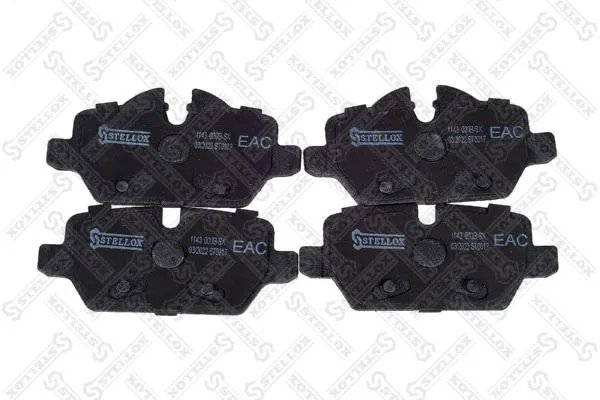 Set placute frana Stellox 1143 000B-SX