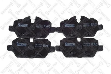 Set placute frana Stellox 1143 000B-SX