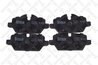 Set placute frana Stellox 1143 000B-SX