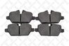 Set placute frana Stellox 1143 000B-SX