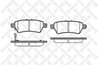 Set placute frana Stellox 1199 001-SX