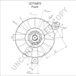 ALTERNATOR PRESTOLITE ELECTRIC 1277A870 - Piesa auto compatibila cu mai multe marci