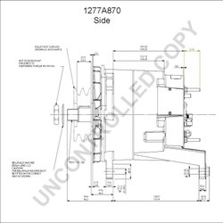 ALTERNATOR PRESTOLITE ELECTRIC 1277A870 - Piesa auto compatibila cu mai multe marci