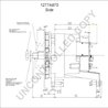ALTERNATOR PRESTOLITE ELECTRIC 1277A870 - Piesa auto compatibila cu mai multe marci