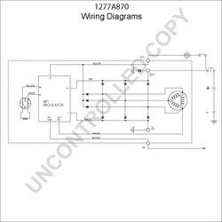 ALTERNATOR PRESTOLITE ELECTRIC 1277A870 - Piesa auto compatibila cu mai multe marci