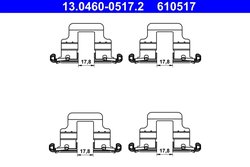 Set accesorii placute frana ATE 13.0460-0517.2