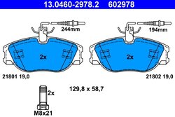 Set placute frana ATE 13.0460-2978.2