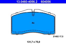 Set placute frana ATE 13.0460-4056.2