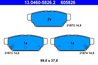 Set placute frana ATE 13.0460-5826.2