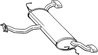 Toba esapament finala Bosal 165-003