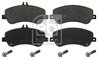 SET PLACUTE FRANA FEBI BILSTEIN 16808 - Compatibil cu MERCEDES-BENZ, MERCEDES-BENZ (BBDC)
