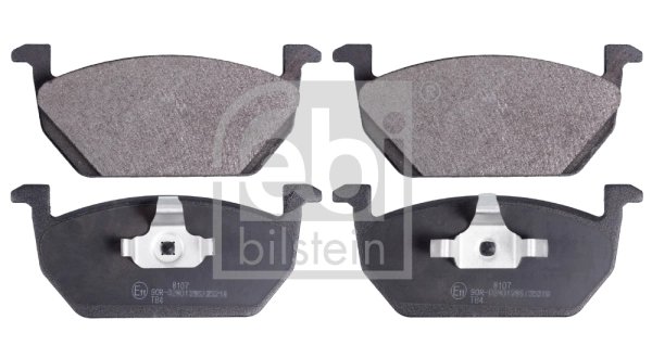 SET PLACUTE FRANA FEBI BILSTEIN 16960 - Compatibil cu AUDI, SEAT, SKODA, VW