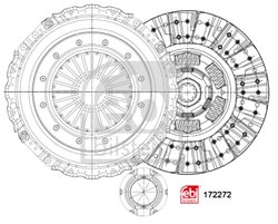 Set ambreiaj Febi Bilstein 172272