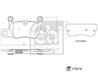 SET PLACUTE FRANA FEBI BILSTEIN 175674 - Compatibil cu PORSCHE