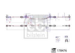Bieleta directie Febi Bilstein 178476