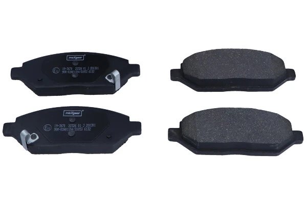 SET PLACUTE FRANA MAXGEAR 19-3670 - Compatibil cu OPEL, VAUXHALL
