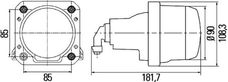 FAR HELLA 1AL 009 998-001 - Compatibil cu CLAAS, FENDT