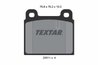 SET PLACUTE FRANA TEXTAR 2001102 - Compatibil cu ALFA ROMEO, BMW, FERRARI, MERCEDES-BENZ, OPEL, PORSCHE, VAUXHALL